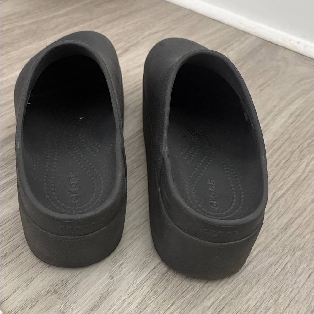 Crocs Women’s Elevated Platform Clogs In Gray - image 3